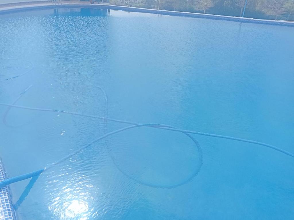 Bazén v ubytování studio avec piscine et wifi à cabonegro nebo v jeho okolí