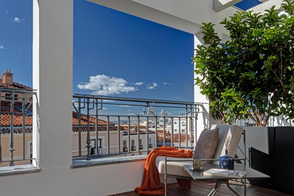 Balkón nebo terasa v ubytování UMusic Hotel Madrid