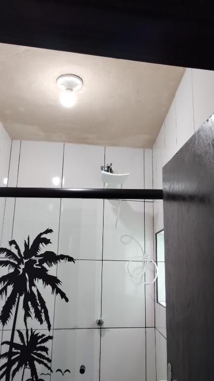 Koupelna v ubytování Suites em São Thomé das Letras