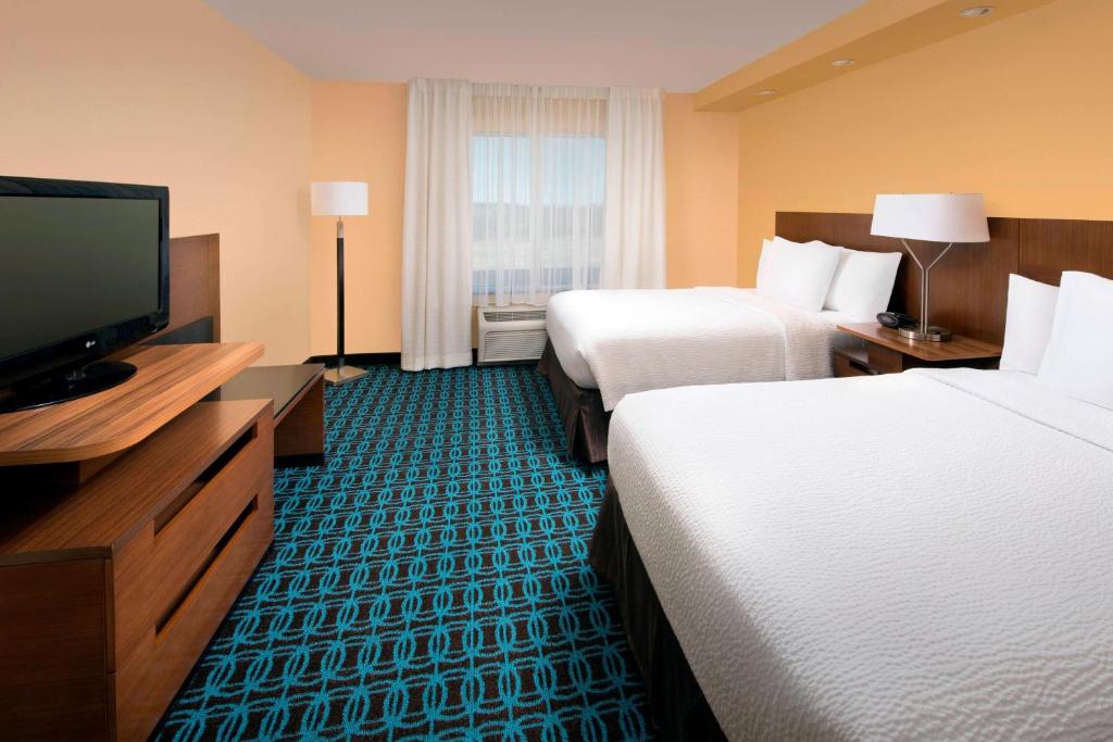 Postel nebo postele na pokoji v ubytování Fairfield Inn & Suites Weatherford