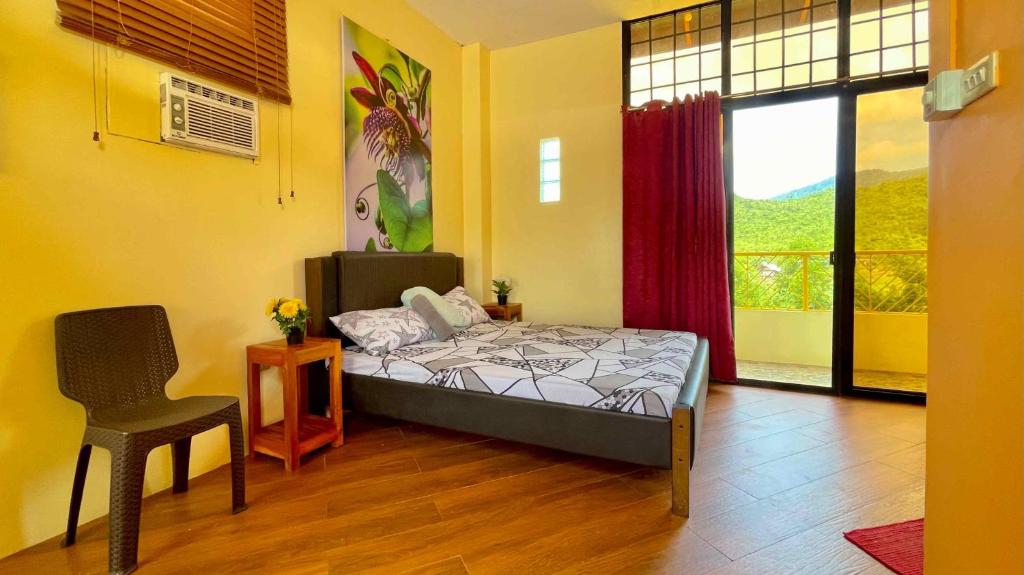Postel nebo postele na pokoji v ubytování Blue Moon Guesthouse