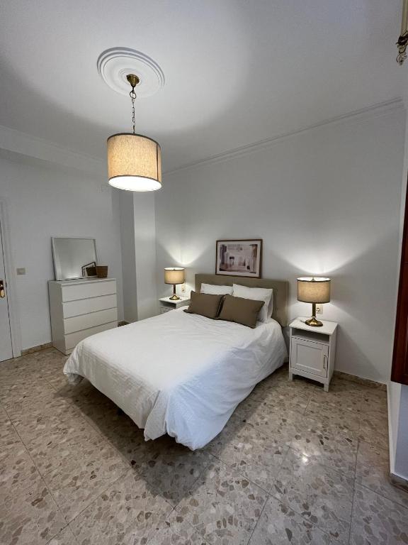 Posteľ alebo postele v izbe v ubytovaní Apartamento Camberos Antequera