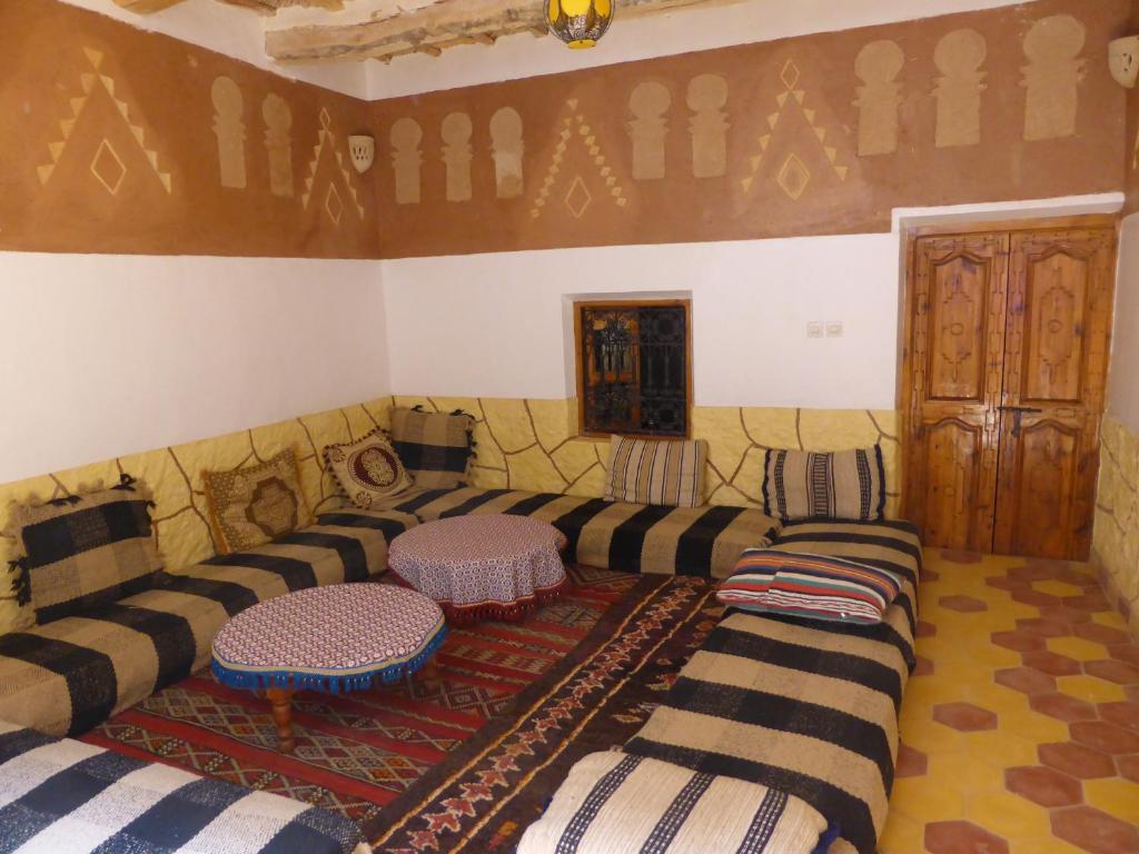 Posezení v ubytování Gîte Assafar