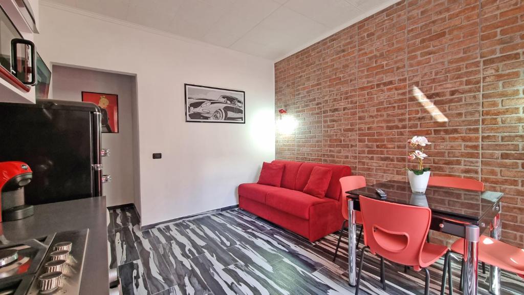 Posezení v ubytování Diaboliko Apartment