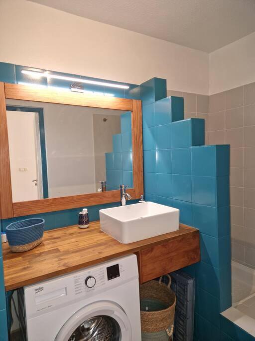 Koupelna v ubytování Joli Duplex 6 pers. avec piscine