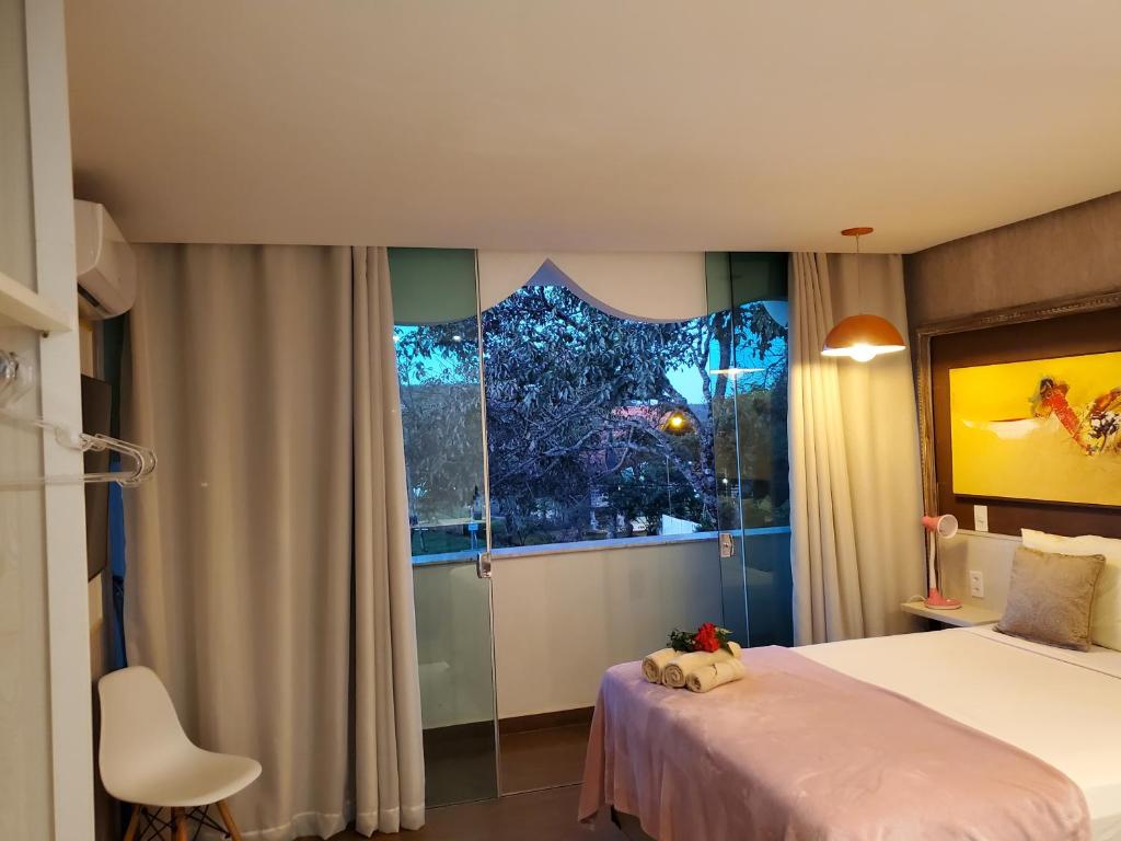 Postel nebo postele na pokoji v ubytování Villa Terragona
