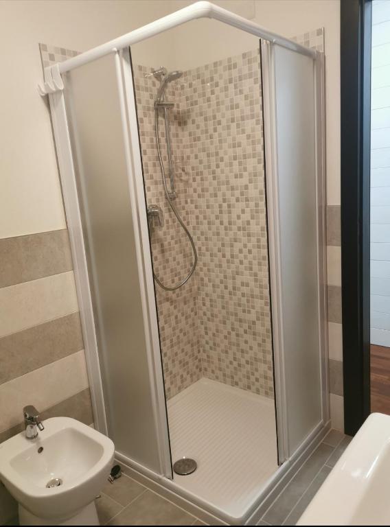 A bathroom at B&B La Chicca