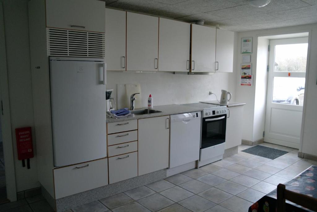 Kuchyň nebo kuchyňský kout v ubytování Agervig Bed & Breakfast