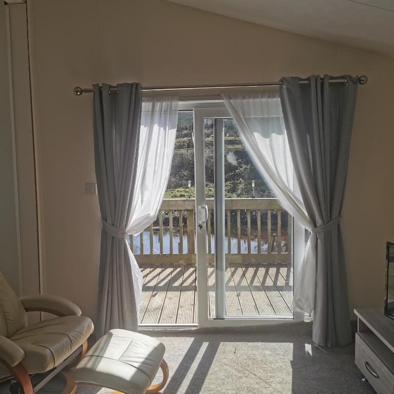Balkón nebo terasa v ubytování Homeston Lodge