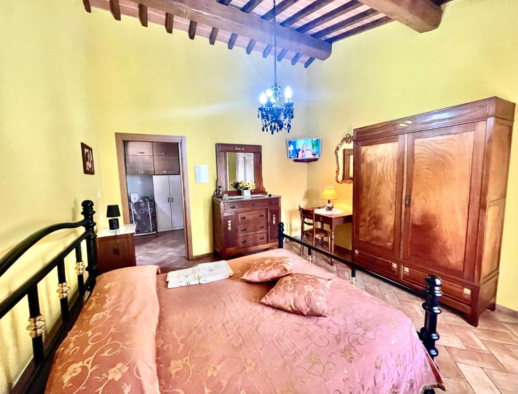 Agriturismo Rosa dei Venti - Habitación Doble Con Vistas A La Piscina