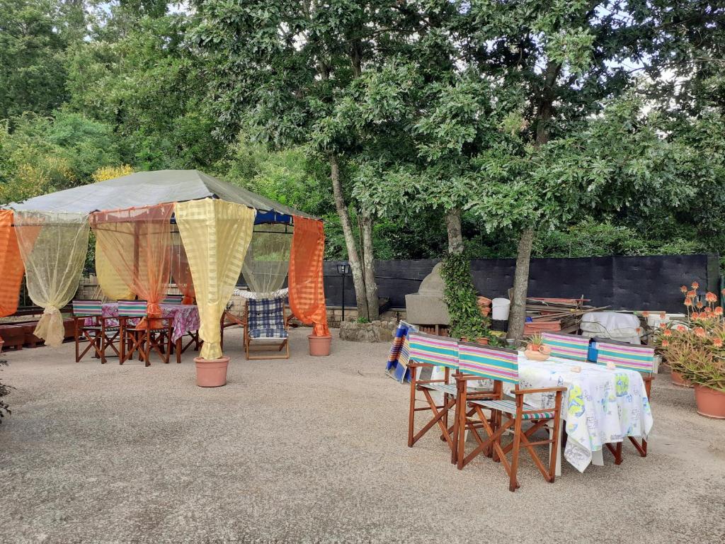 Zahrada ubytování La Casa Più Sù