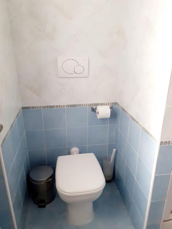 Koupelna v ubytování La Casa Più Sù