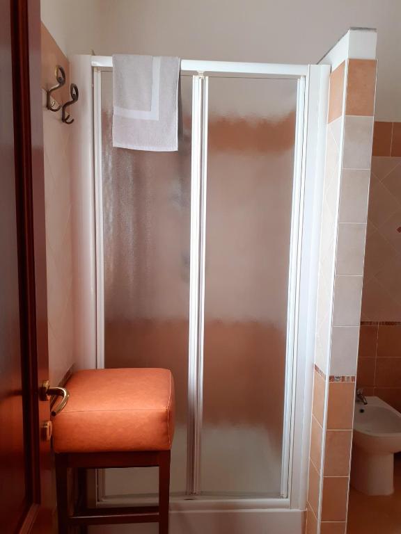Koupelna v ubytování La Casa Più Sù