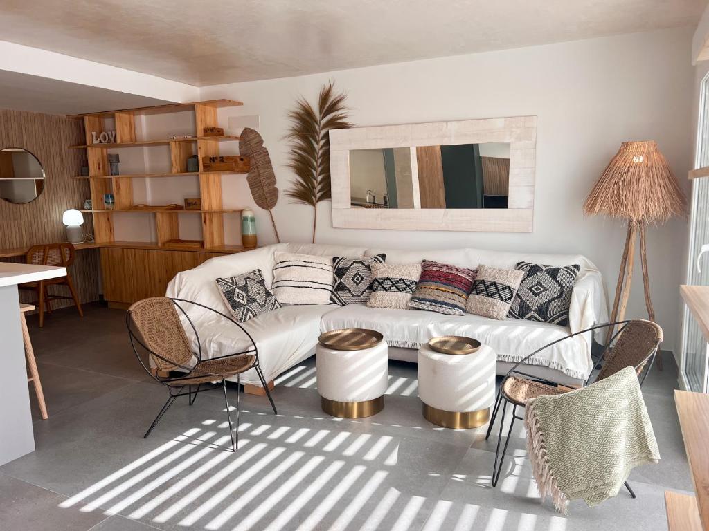 Posedenie v ubytovaní Tarifa Cozy House, Casa Blanca