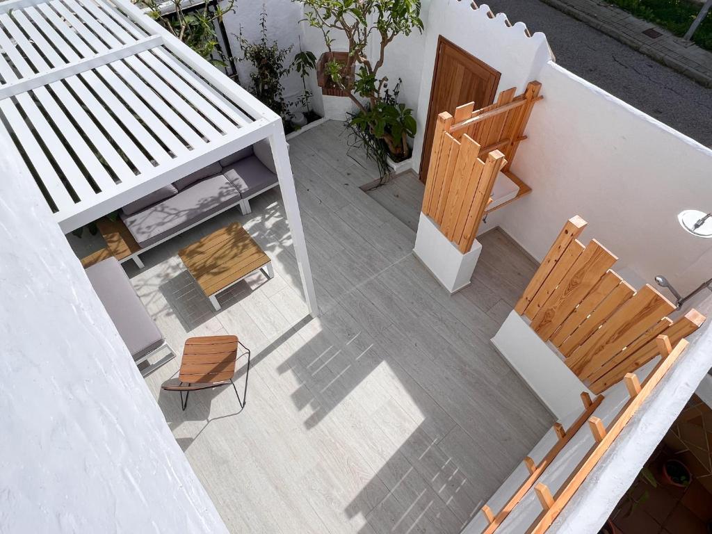 Balkón alebo terasa v ubytovaní Tarifa Cozy House, Casa Blanca