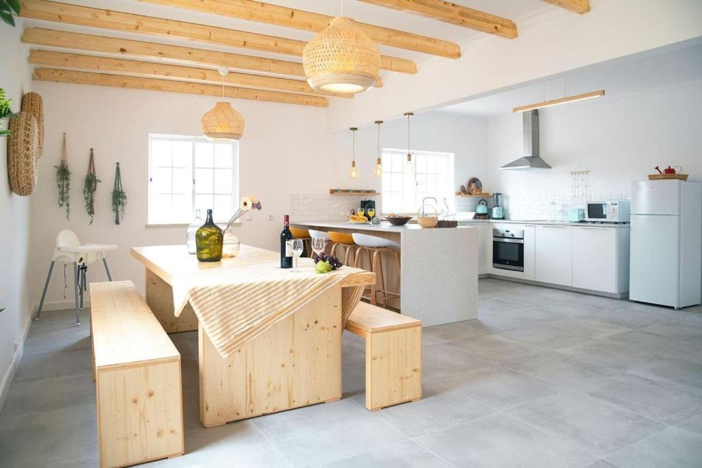 A cozinha ou kitchenette de Casa Portus - Turismo Rural