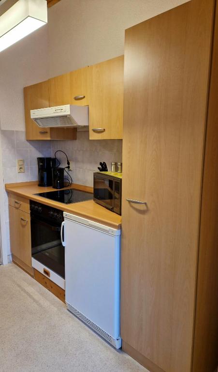 Kuchyň nebo kuchyňský kout v ubytování Haus Fessel - Birkenkopf