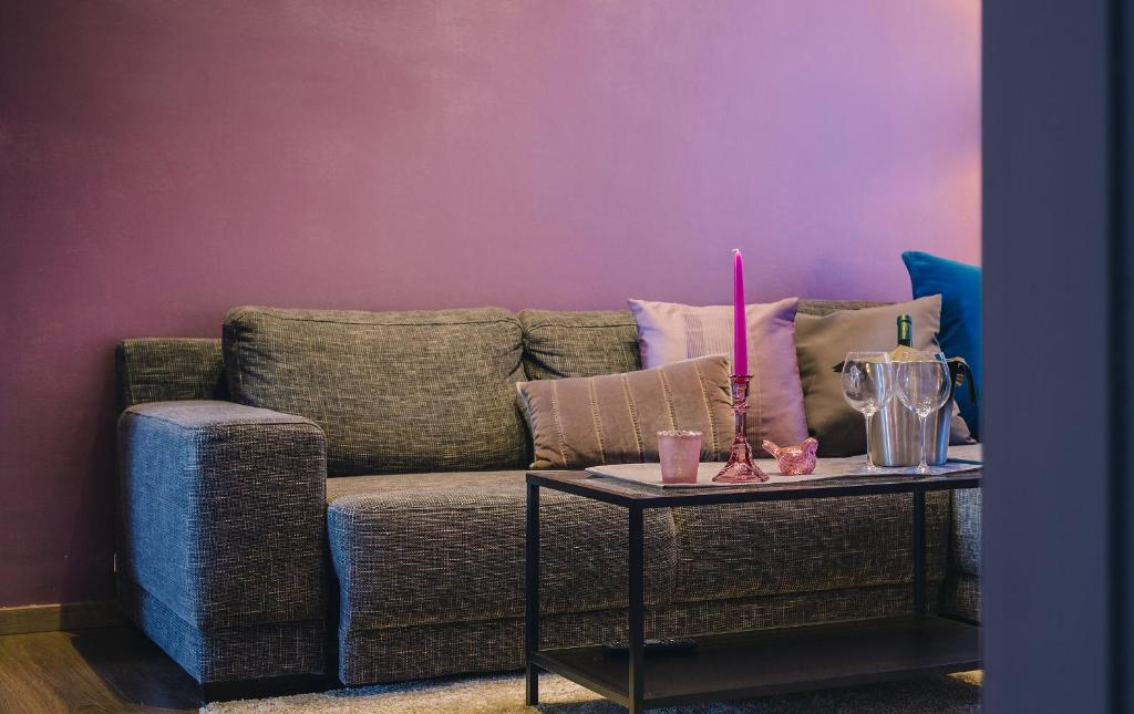 Część wypoczynkowa w obiekcie Apartment for special getaway Nea
