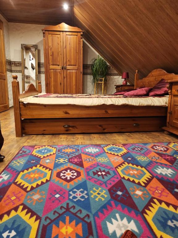 Postel nebo postele na pokoji v ubytování Pensjonat Nostalgia