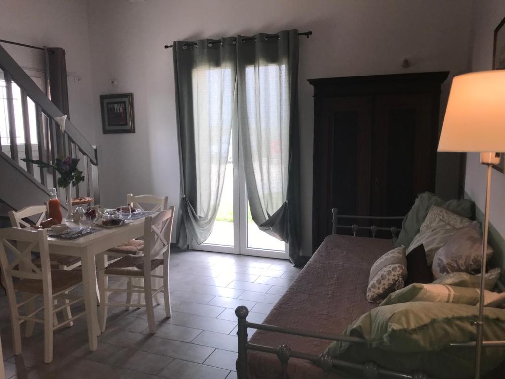 Posezení v ubytování B&B La Dolce Riva