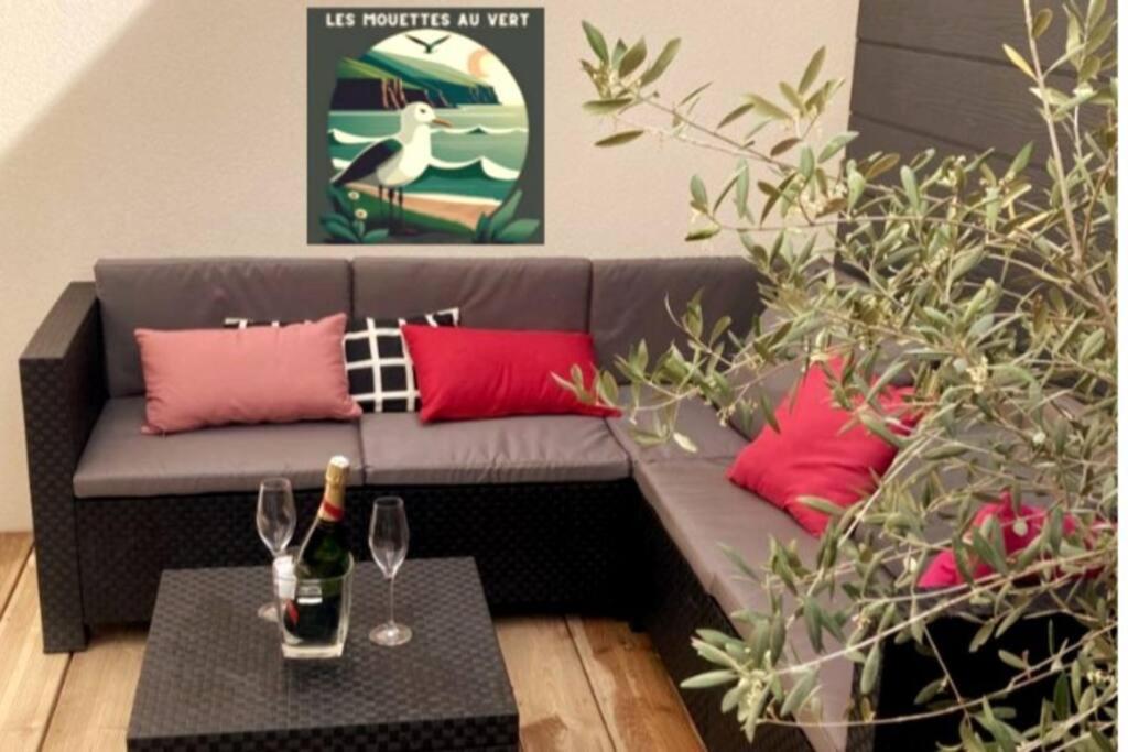 Posedenie v ubytovaní Les Mouettes au Vert