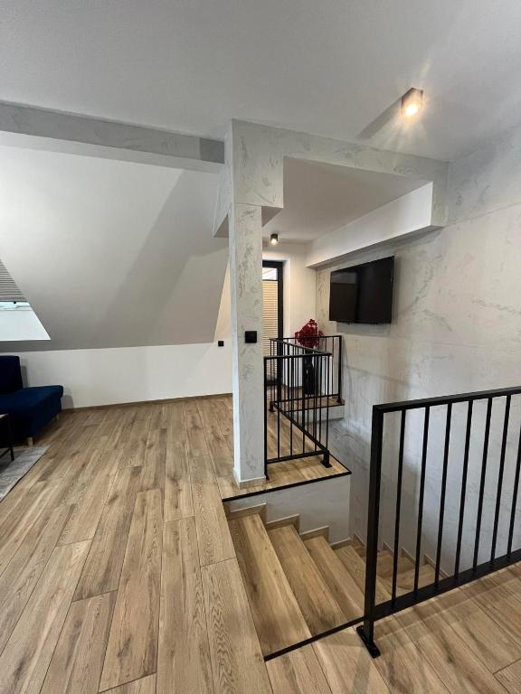 Posteľ alebo postele v izbe v ubytovaní Apartamenty na Blichu - Noclegi Energylandia Zator