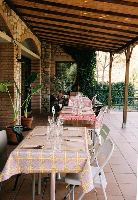Patio nebo venkovní prostory v ubytování Hostal de l'Aigua