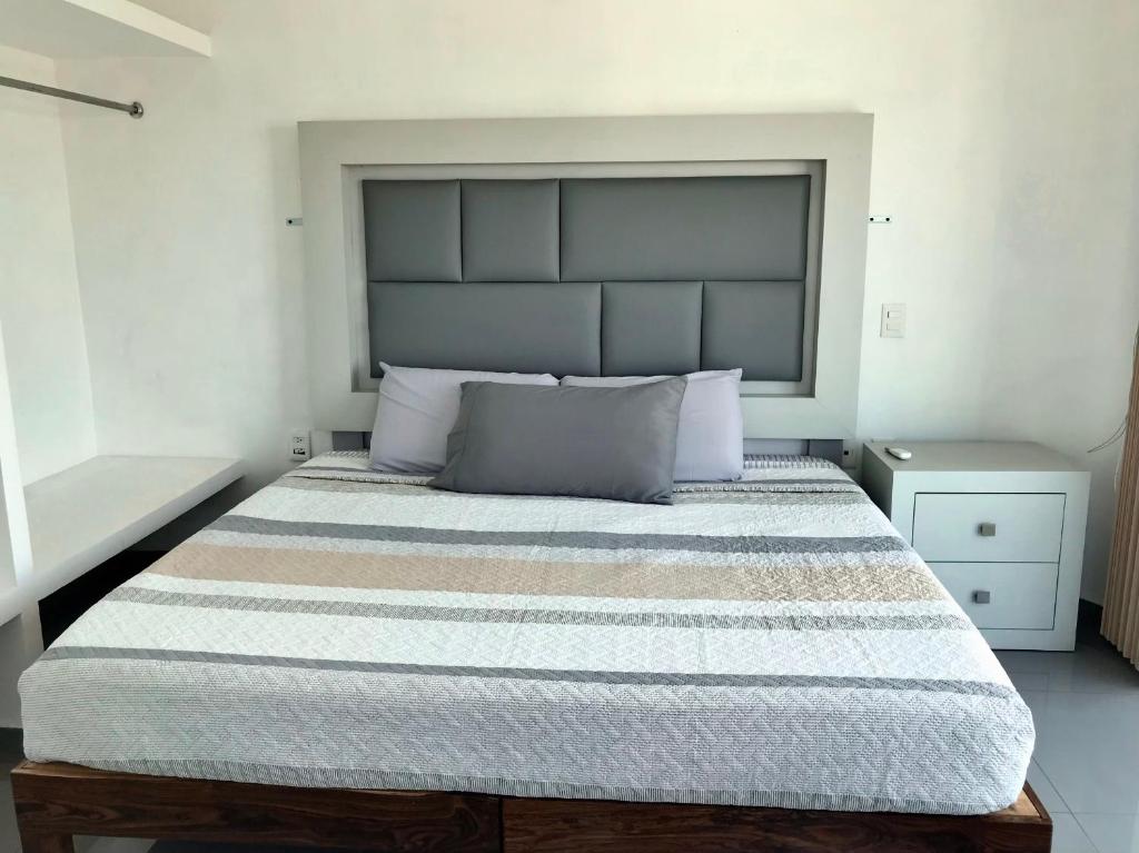 Casa de Colima tesisinde bir odada yatak veya yataklar