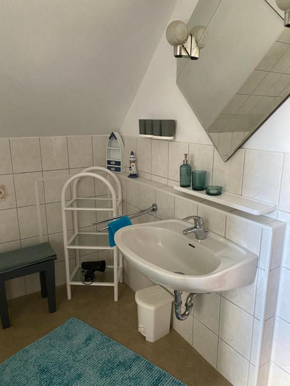 Koupelna v ubytování Ostsee Appartement Grömitz - Haus Ihlow