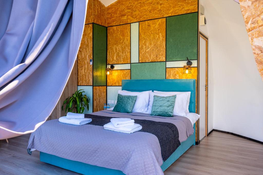Postel nebo postele na pokoji v ubytování Amazing Cyprus Glamping Domes - Glamping Cyprus