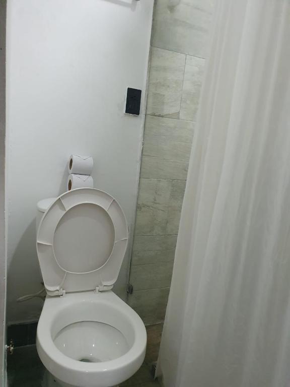 Koupelna v ubytování Hotel Prestige