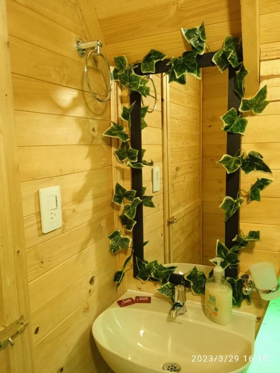 Koupelna v ubytování Glamping las 4 estaciones