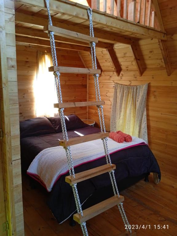 Postel nebo postele na pokoji v ubytování Glamping las 4 estaciones