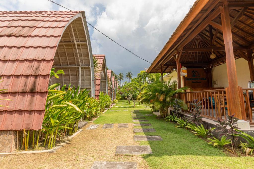 Zahrada ubytování Daghan Cottage Nusa Penida