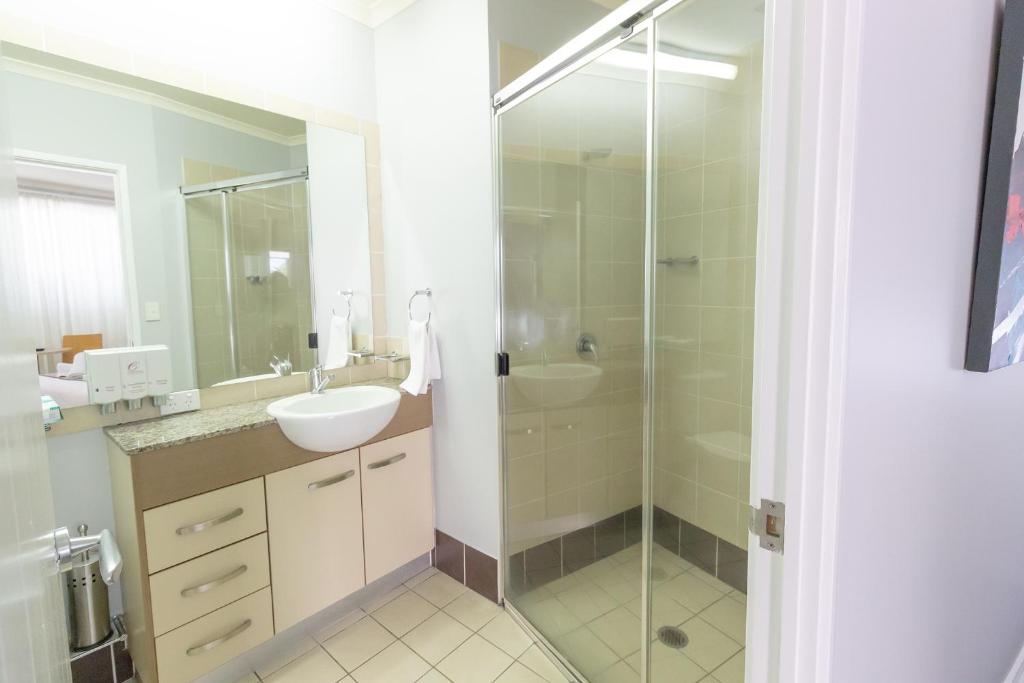 Koupelna v ubytování Caloundra Central Apartment Hotel Official