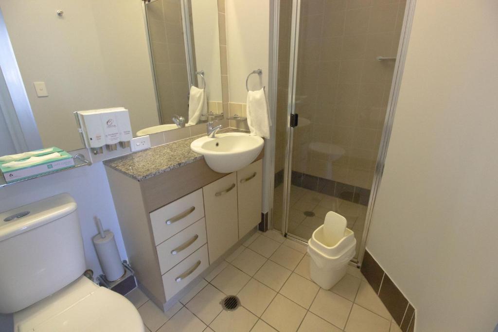 Koupelna v ubytování Caloundra Central Apartment Hotel Official