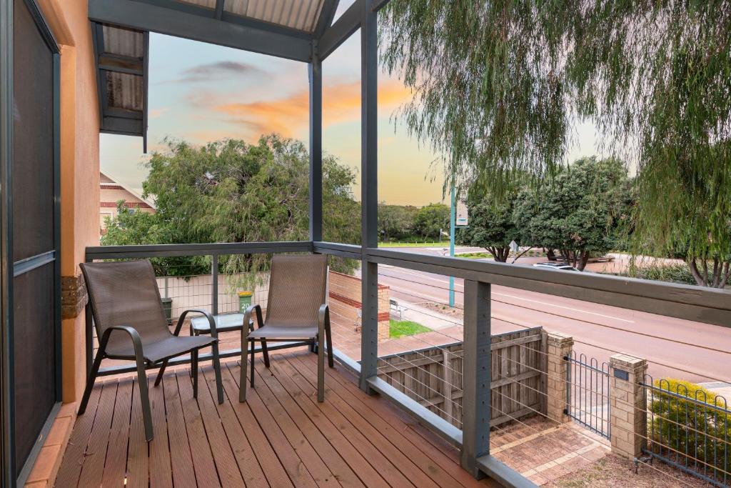 En balkon eller terrasse på Beach Casa