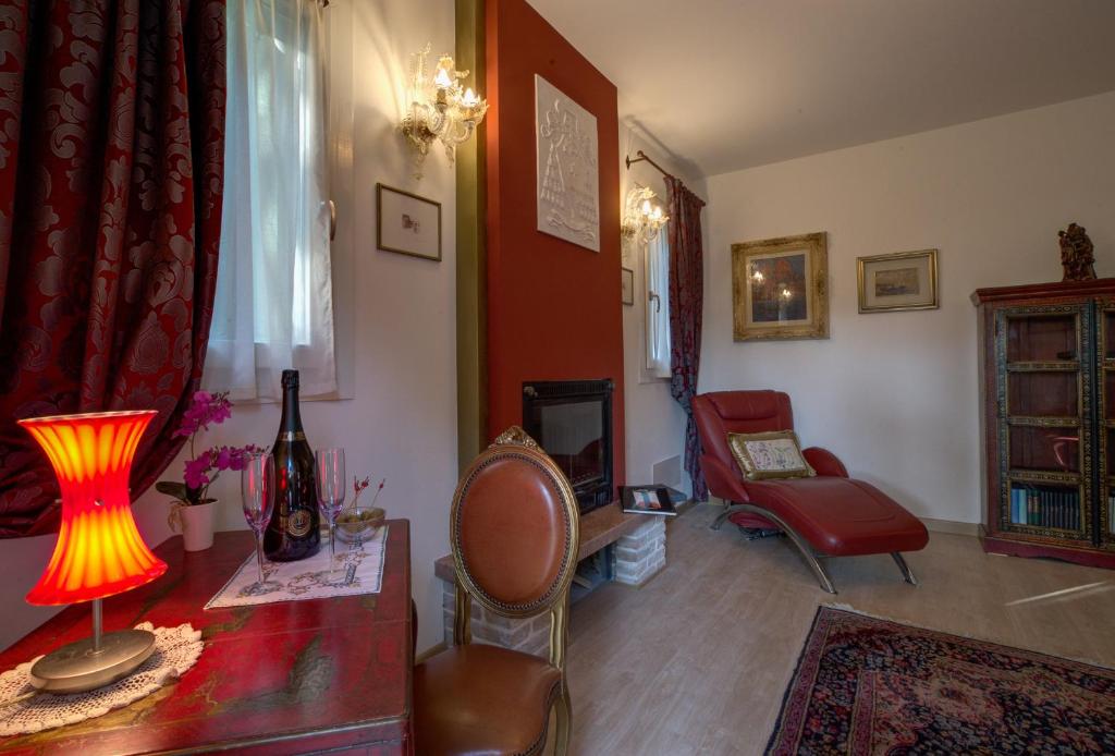 Posezení v ubytování Cadifiore B&B