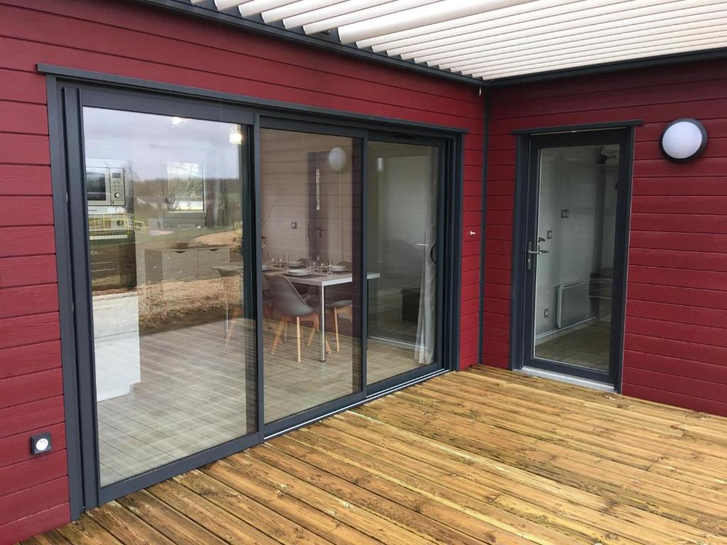 Balkon lub taras w obiekcie Pistache la vallee des noyers