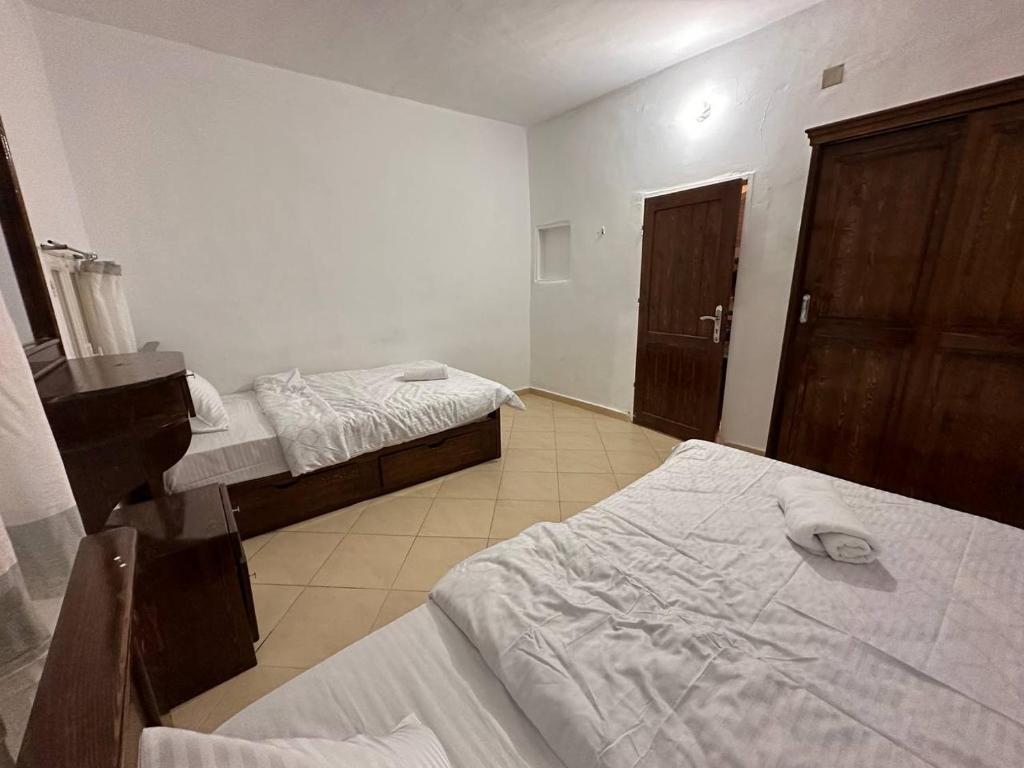 A bed or beds in a room at House in dahab
