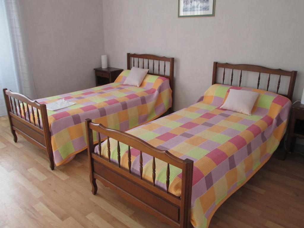 Posteľ alebo postele v izbe v ubytovaní Le tamaris