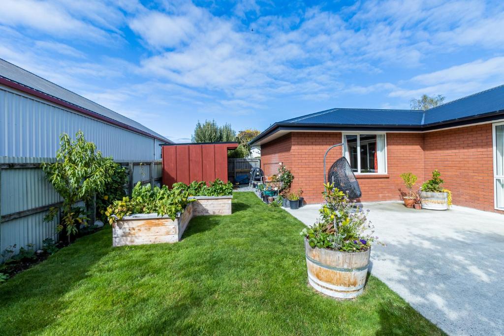 Zahrada ubytování Contemporary Methven Abode