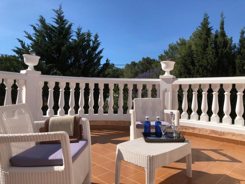 Balkón nebo terasa v ubytování Villa Casa Diego Ibiza