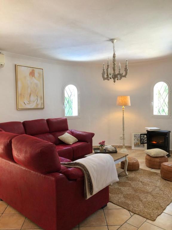 Posezení v ubytování Villa Casa Diego Ibiza