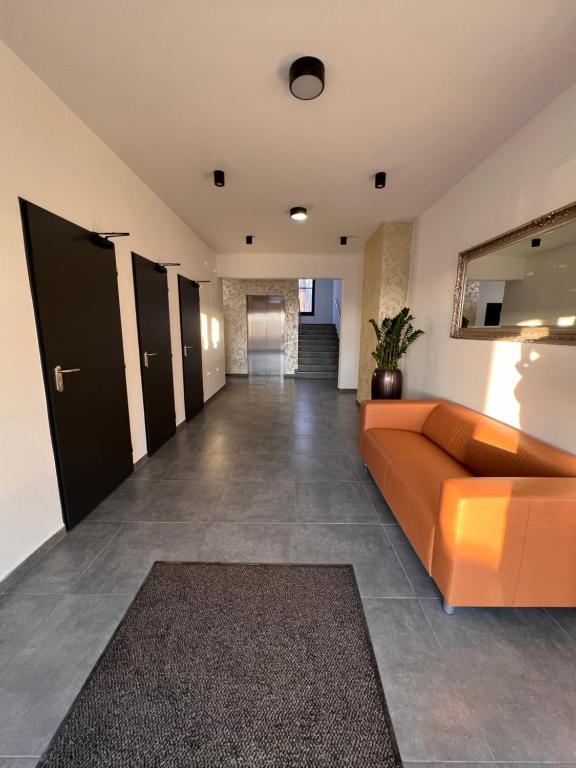 Kuchyň nebo kuchyňský kout v ubytování Rivapark