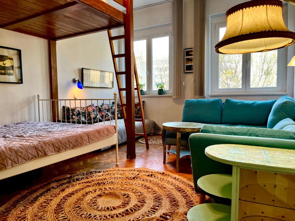 Fotografia z galérie ubytovania Cosy Art flat in downtown v Budapešti