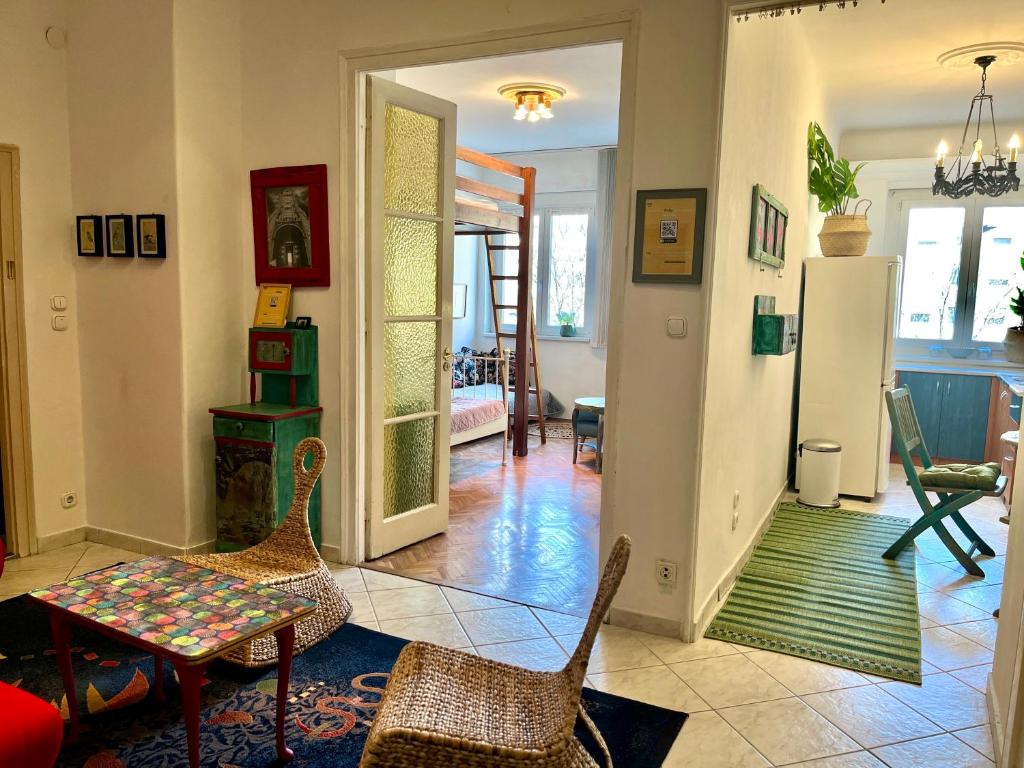 Fotografia z galérie ubytovania Cosy Art flat in downtown v Budapešti