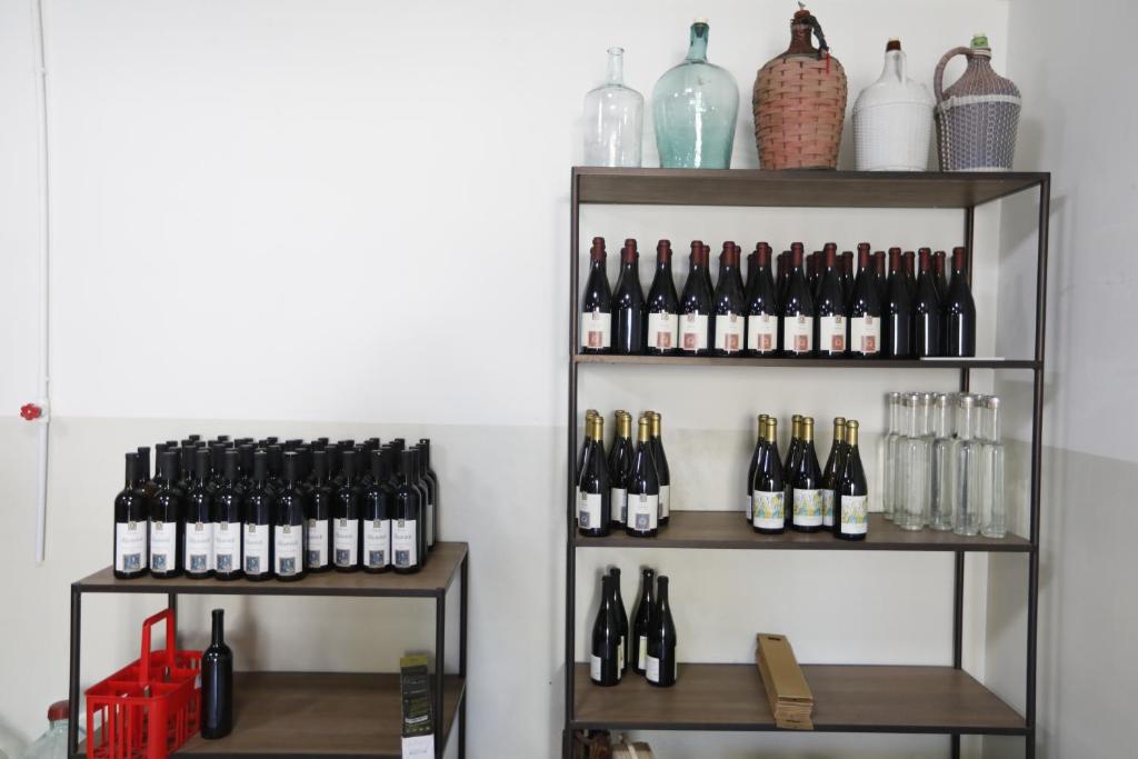 Nápoje v ubytování Aragvispiri wine cellar