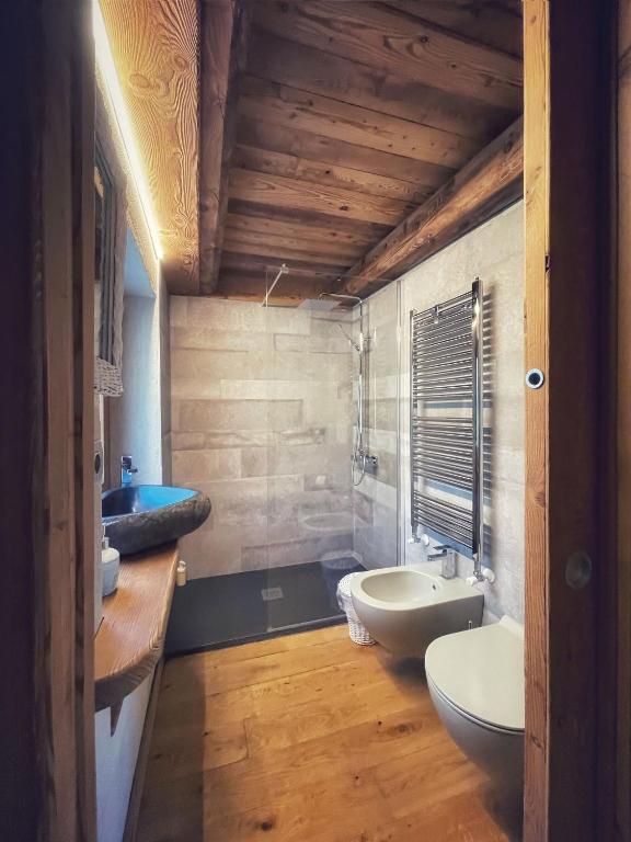 Koupelna v ubytování AMELU' LOCAZIONI TURISTICHE