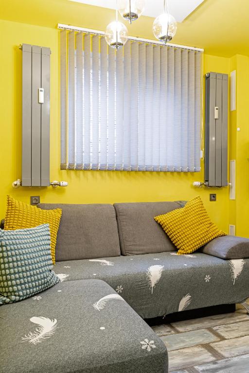 Posezení v ubytování Sofiel cozy apartment - Top Center Sofia
